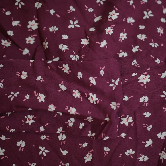 NWT Bardot & Revolve Burgundy Floral Open Back Midi Dress. - Picture 6 of 14